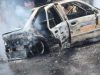 Mobil Pemudik Berisi 4 Orang Terbakar Hebat Sampai Ludes di Exit Tol Jombang