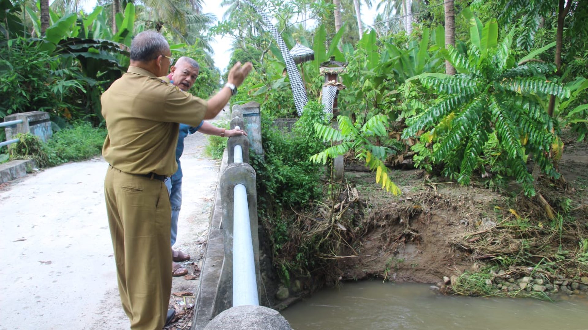 Bupati Parimo Tinjau Lokasi Rawan Banjir di Torue dan Sausu