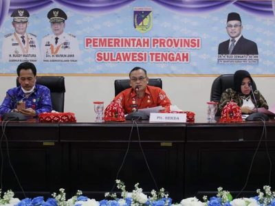 Pemprov Sulteng Gelar Rapat Persiapan Peringatan HUT Ke-77 Kemerdekaan RI
