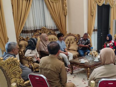 Bupati Samsurizal Tombolotu, Terima Kunjungan Tim Institut Pertanian Bogor
