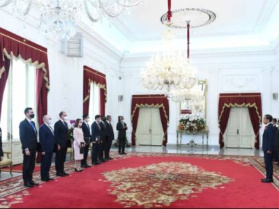 Presiden Jokowi Menerima Surat Kepercayaan Dubes 8 Negara Sahabat