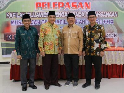 Pelepasan 96 Peserta MTQ Tingkat Nasional yang  diwakili Oleh Wakil Gubernur Sulawesi Tengah