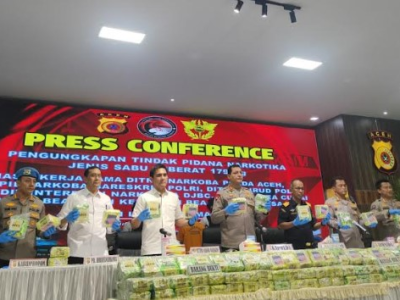 Bareskrim Polri Gagalkan Pengedaran Narkoba Seberat 179 Kg
