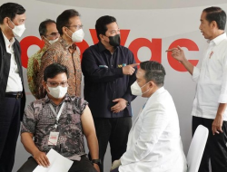 Peluncuran Vaksin Indovac, Menteri BUMN Berharap Indonesia Jadi Hub Produksi Vaksin Untuk Dunia