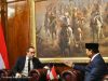 Menhan RI Menerima Kunjungan Menhan Prancis  