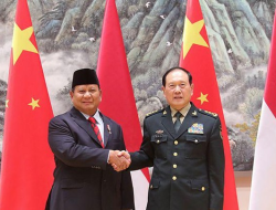 Menhan RI Bertemu Menhan China Dalam Rangka Kerja Sama Militer