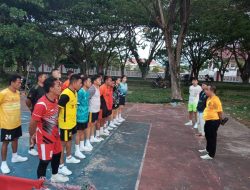 Faisan Badja  Selaku Ketua Umum KONI, Beri Arahan Kepada Atlit Sepak Takraw