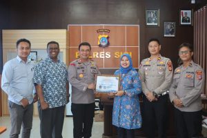 Polres Sigi Raih Penghargaan predikat Kepatuhan Tinggi dari Ombudsman RI