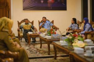 Bupati Samsurizal Tombolotutu Rapat Bersama Kemenkumham Perwakilan Sulteng