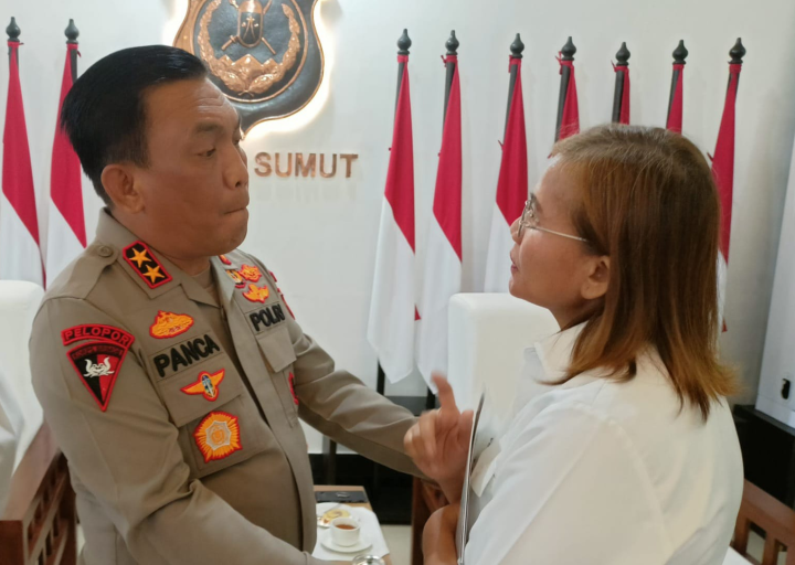 Kapolda Sumut Dukung Ekspedisi Geopark Kaldera Toba HPN 2023 SMSI