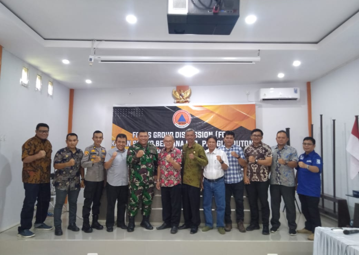 BPBD Kabupaten Parigi Moutong Gelar FGD I Kajian Risiko Bencana Kabupaten Parigi Moutong Tahun 2023-2027