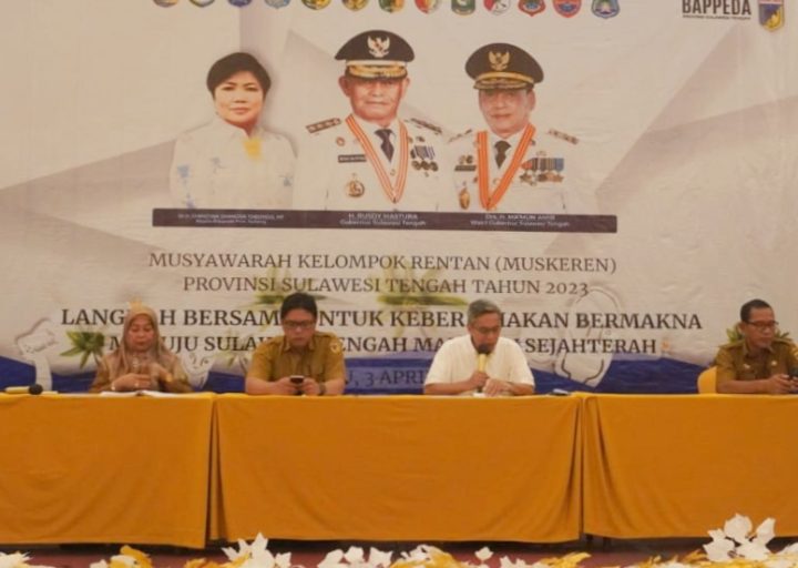 Bappeda Provinsi Sulteng Gelar Musyawarah Perencanaan Kelompok Rentan