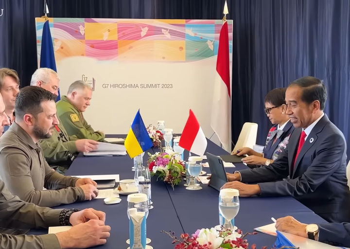 Presiden Jokowi Betemu Presiden Zelenskyy Di Sela-Sela KTT G7