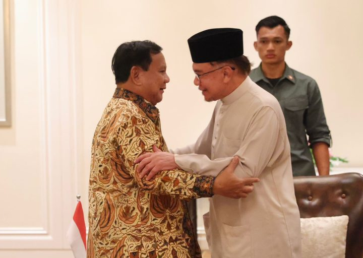 Menhan Prabowo Bertemu PM Malaysia