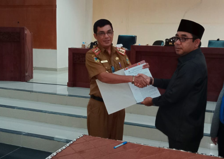 Raperda LPPL RPD di Sahkan Menjadi Perda Oleh DPRD Parimo