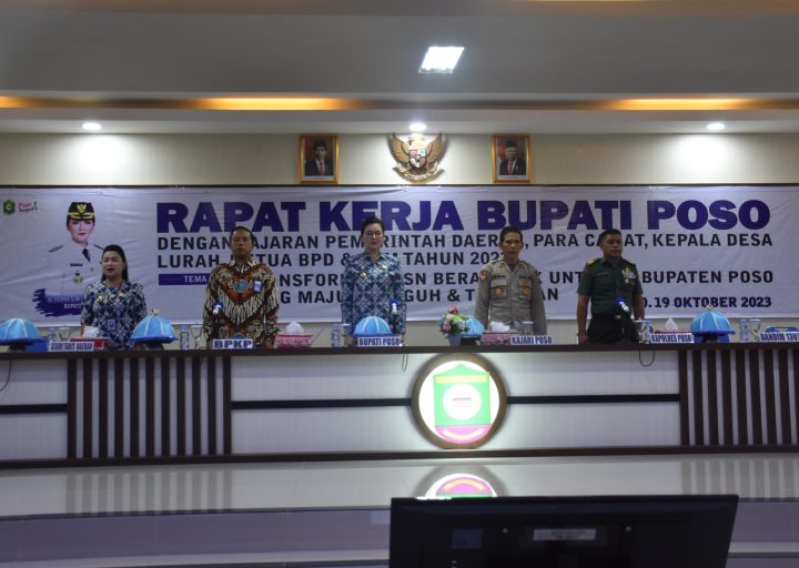 Rapat Kerja Bupati Poso 2023: Transformasi ASN Berakhlak Menuju Kemajuan Poso