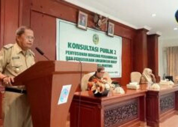 Resmi Buka Rapat Konsultasi Publik II : Wabup Pinta dalam Penyusunan RPPLH mendapat Payung Hukum