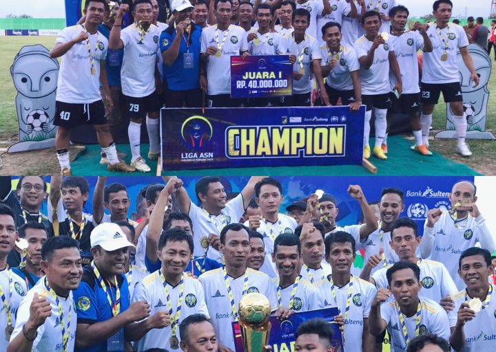 Kemenangan Gemilang Tim Sepak Bola ASN Parigi Moutong di Liga ASN 2023: Juara Setelah Drama Adu Penalti di Stadion Gawalise Palu
