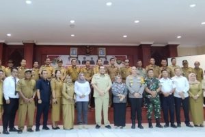 Pimpin Rakor Forkopimda, Pj Bupati Parimo Harap Pemilu 2024 Berlangsung Lancar dan Damai