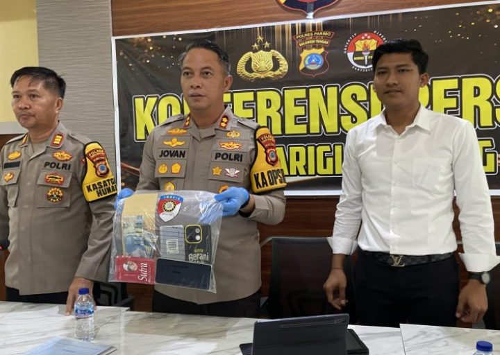 Kapolres Parigi Moutong Gelar Konferensi Pers Tindak Pidana Perdagangan Orang