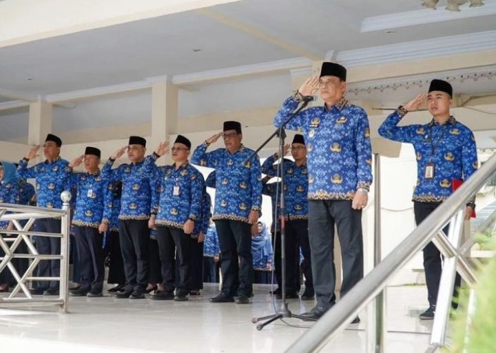 Upacara Gabungan ASN Pemprov Sulteng, Begini Pesan Wakil Gubernur