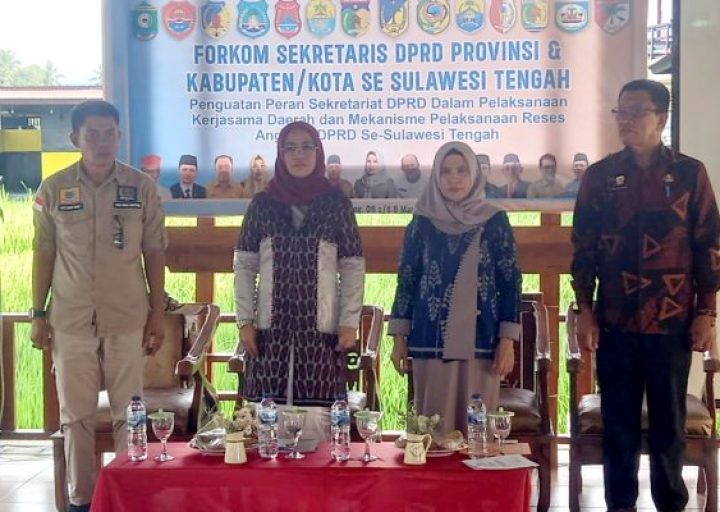Rapat Forkom Sekretaris DPRD Provinsi dan Kabupaten/Kota se-Sulteng Jadi Sarana Berinovasi