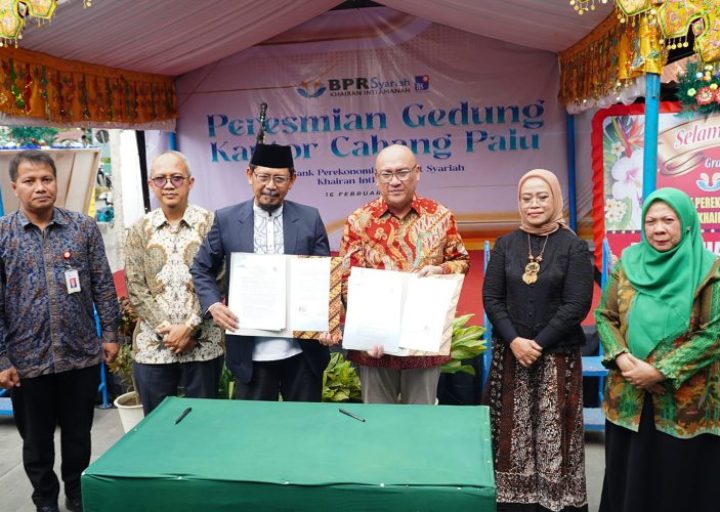 Sekdaprov Resmikan Gedung Baru BPR Syariah Pertama di Palu