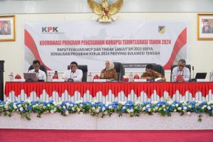 Pemprov Sulteng Gelar Evaluasi MCP dan SPI
