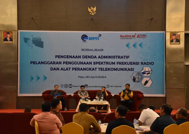Dinas Kominfo Parimo Hadiri Kegiatan Sosialisasi Kementrian Kominfo Balmon Palu