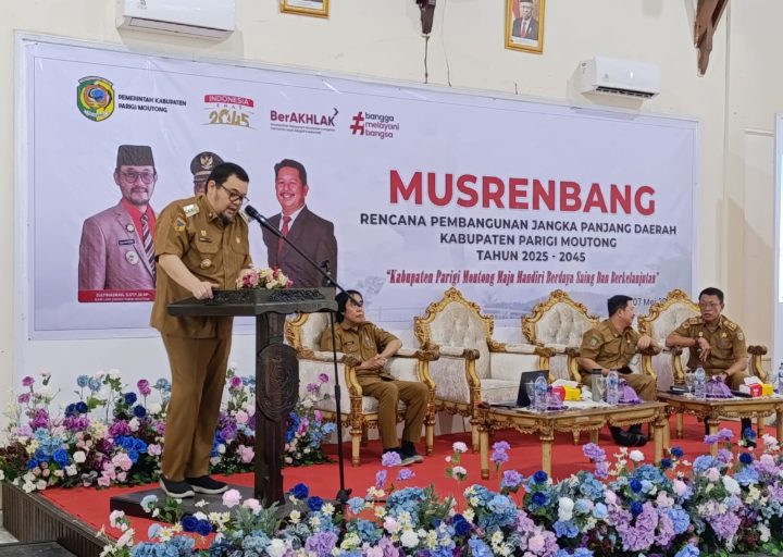 Pj Bupati Resmikan MUSREMBANG RPJPD Kabupaten Parigi Moutong 2025-2045