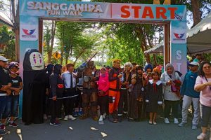 Semarak, Ribuan Warga Palu Ikuti Sangganipa Fun Walk 2024