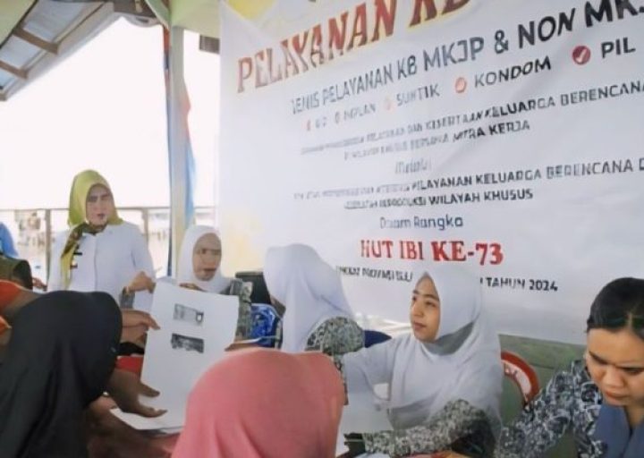 Sebanyak 133 Orang IRT di Kecamatan Bolano Mendapatkan Pelayanan KB Gratis