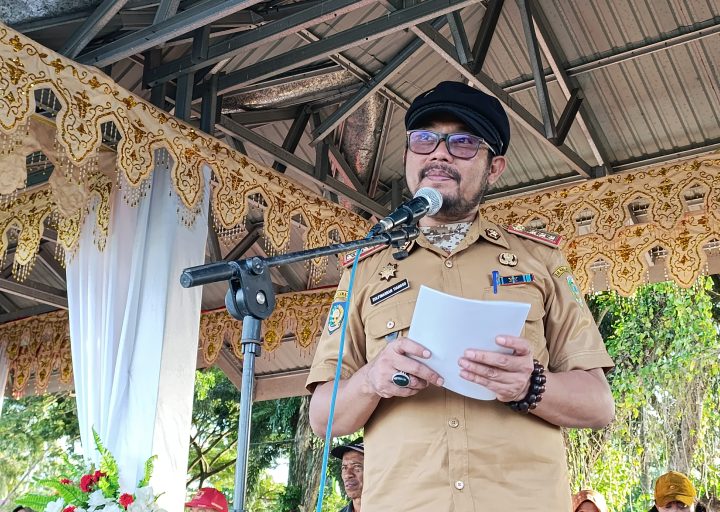 Tegas! Sekda Zulfinasran Untuk Disdikbud Pada Peresmian O2SN dan FLS2N Kabupaten Parigi Moutong