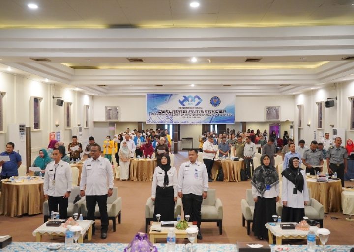 BNN Provinsi Sulteng Ikuti  Deklarasi Antinarkoba Serentak se-Indonesia Via Daring