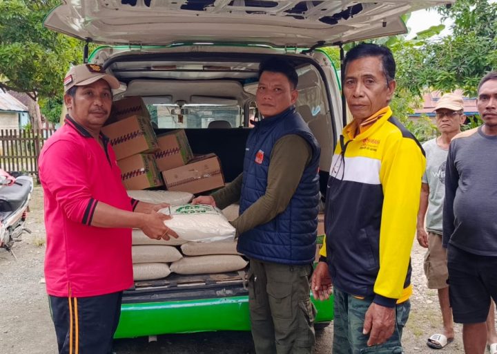 Tindak Cepat Tepat, Tim Tagana Ahmad Ali Bagi Warga Terdampak Banjir di Kab. Parigi Moutong  