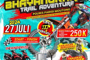 Meriahkan Hari Bhayangkara ke-78, Polres Parigi Moutong Gelar Bhayangkara Trail Adventure