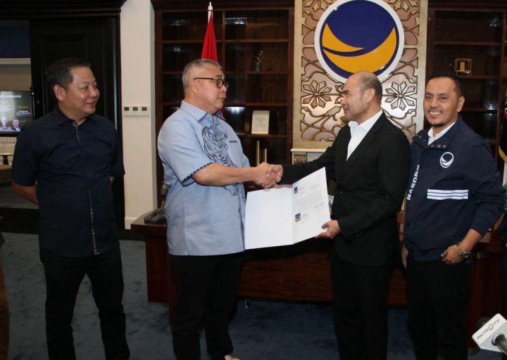 Resmi di Usung Partai Nasdem Ahmad Ali Ucap Terima kasih Pada Surya Paloh