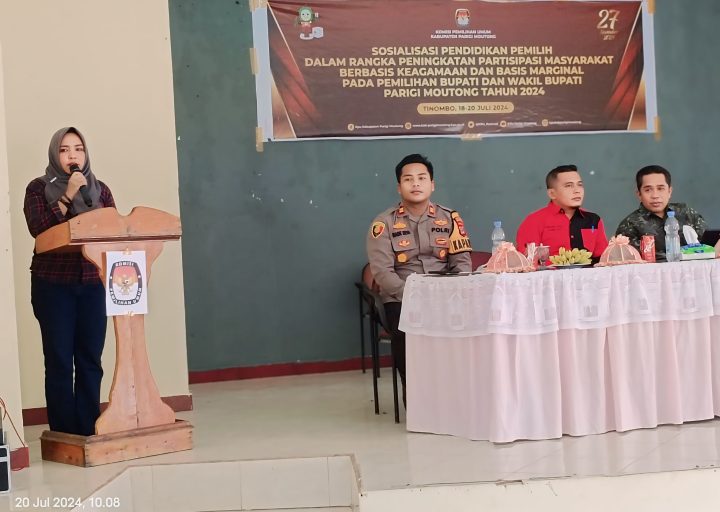 Langsungkan Kegiatan Sosialisasi Pendidikan Pemilih di 23 Kecamatan, Ketua KPU Parigi Moutong: Semoga Capai Target.