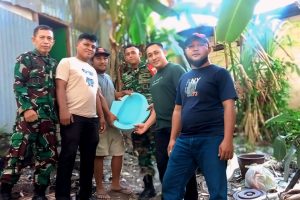 Pabung Koramil 1306-08/Parigi Moutong, Lanjutkan Program 1000 Jamban Bagi Masyarakat Kurang Mampu