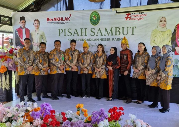 Pisah Sambut, Ketua Pengadilan Negeri Parigi Beralih Jabatan Pada Zainal Ahmad