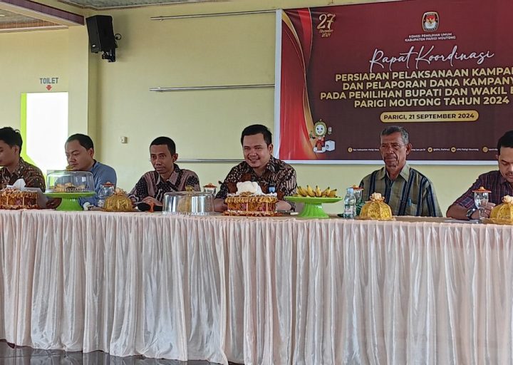 Gelar Rakor Persiapan Kampanye Cakada, KPU Parigi Moutong Sebut Akan Fokus Pada Pelaporan Dana dan Regulasi