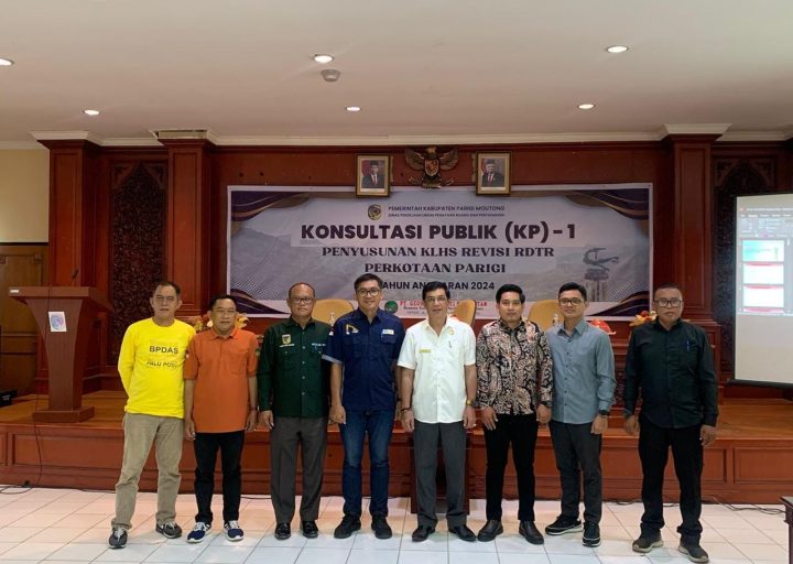 Pemkab Parigi Moutong Gelar Konsultasi Publik KLHS Revisi Rencana Detail Tata Ruang Dengan Sejumlah OPD Terkait