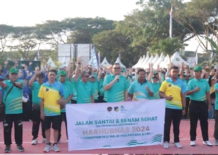 Semarak Harhubnas Parigi Moutong Jadi Tuan Rumah Gelar Jalan Santai