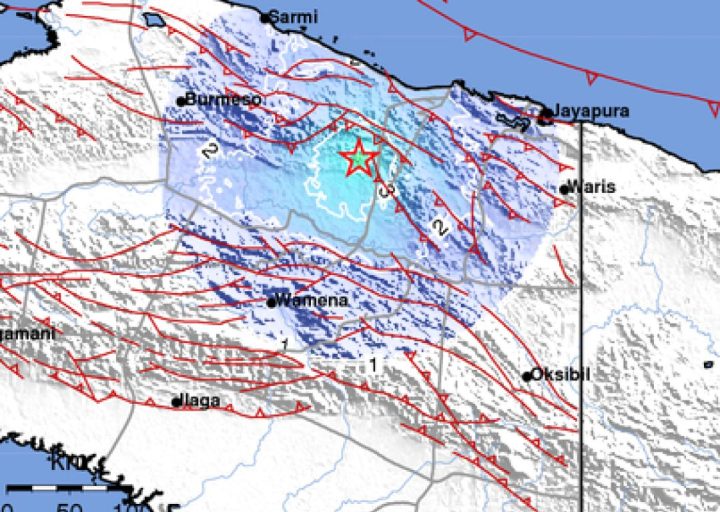 Gempa 4,2 Magnitudo Guncang Mamberamo Tengah, Papua