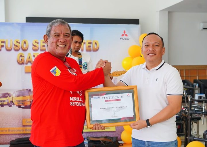 Peringati Hari Jadi, PMI Sulteng Gandeng PT. Bosowa Motor Palu dan Gelar Donor Darah