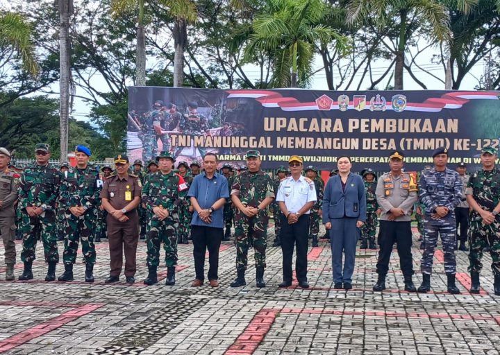 Upacara TMMD ke-122, Bukti Percepatan Ekonomi dan Pembangunan di Kabupaten Parigi Moutong