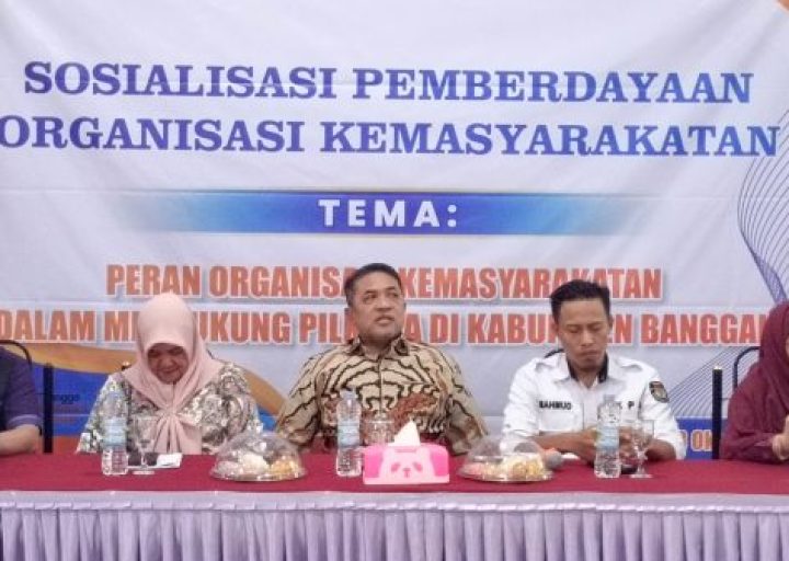 Gelar Sosialisasi Pemberdayaan Ormas di Banggai, Begini Harapan Bakesbangpol Sulteng!
