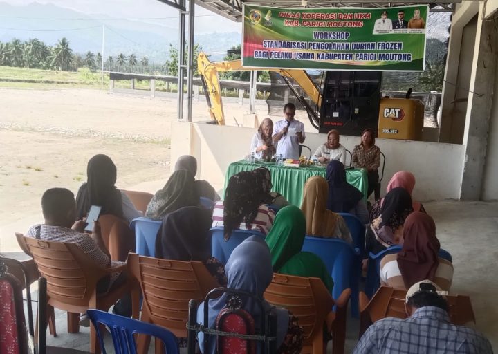 Pemkab Parimo Gelar Workshop Standarisasi Pengolahan Durian Frozen Bagi Pelaku Usaha