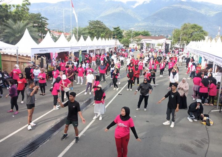 Turut Meriahkan BIW 2024, Brida Sulteng Menggelar Fun Walk