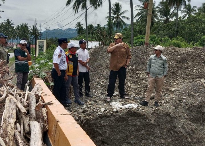 Pj Bupati Parigi Moutong Tinjau Lokasi Banjir di Palasa, Fokus pada Pemulihan dan Normalisasi